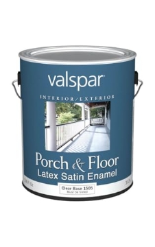 Picture of VALSPAR CORPORATION 027.0001505.007 Valspar 1505 Clear Base Concrete & Masonry Interior and Exterior Latex Porch and Floor Enamel, Satin, 1 Gallon (EA)