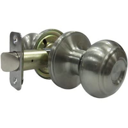Picture of FU HSING AMERICAS INC TGX230B TAIWAN FU HSING INDUSTRIAL CO TGX230B Tru-Guard Verona Passage knob Set, Nickel (EA)