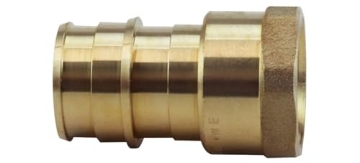 Picture of APOLLO INVESTMENT HOLDING EPXFA3412 The Mosack Group Inc Apollo PEX-A 3/4 in. Barb T X 1/2 in. D FNPT Brass Adapter - Total Qty: 25 (EA)
