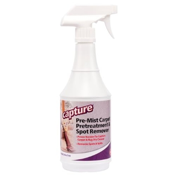 Picture of Capture 3000050230 Capture Pre-Mist Soil Release for Carpet Dry Cleaner - Carpet Cleaning Pre Spray - Loosen Juice, Coffee & Wine Spill and Tough Rug Stains Eliminator - Multi-Purpose Cleaning Essentials (24oz) (EA)