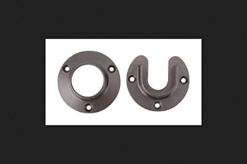 Picture of Knape & Vogt CD-0010-BRZ Knape & Vogt Pro HD 6-1/2 in. L x 1-3/8 in. Dia. Oil-Rubbed Bronze Steel Rod Socket (PK-6-EA)