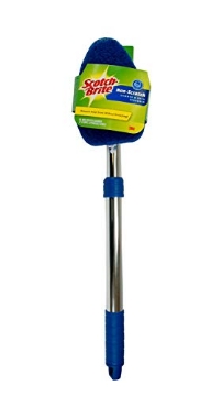 Picture of 3M MMM549X4 Scotch-Brite B002YLX690 Shower and Bath Pk (1 Scrubber Total), 1 Count (Pack of 1), Blue (EA)