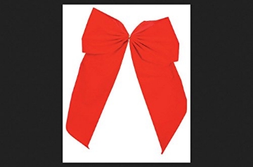 Picture of HOLIDAY LIGHT RAIL LLC 7295DOZ Holiday Trims Extra Large Red Velvet Bow 15" for Indoor/Outdoor Use12 (PK-12-EA)