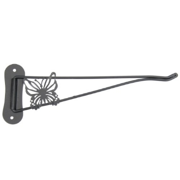 Picture of PANACEA PRODUCTS 85830 Amertac 413BL Swivel Butterfly Plant Bracket, Black, 10-Inch (EA)