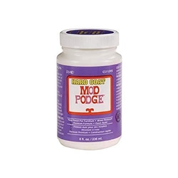 Picture of PLAID ENTERPRISES INC CS11245 Mod Podge Hard Coat for Furniture, 8-Ounce (CS11245), Clear (EA)