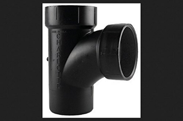 Picture of CHARLOTTE PIPE ABS004031000 Charlotte Pipe Sanitary Street Tee Abs/Dwv 3" Black (EA)