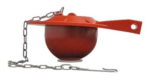 Picture of THE KEENEY MANUFACTURING COMPANY K833-3 Plumb Pak K833-3 Chemical Resistant Universal Toilet Tank Flapper for Use with 3 in. Flush Valve, Red (EA)