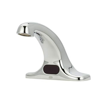 Picture of Zurn Pex Z6915-XL-MV Zurn AquaSense® Center set Sensor Faucet with 1.5 gpm Aerator, Mixing Valve, and 4" Deck-Mount Spout in Chrome (EA)