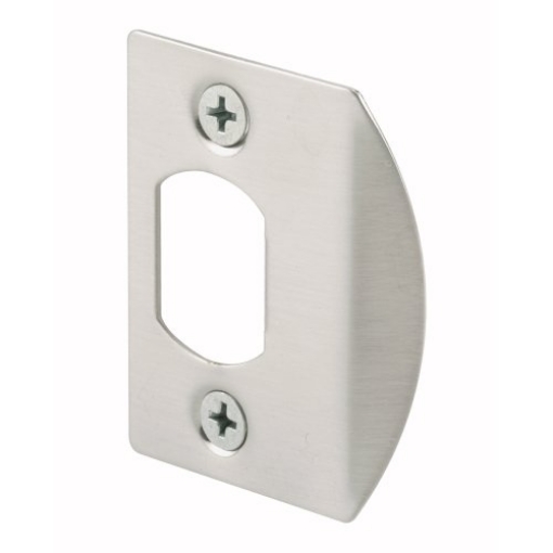 Picture of Prime E 2457 Prime-Line E 2457 Latch Strike Plate, Satin Nickel Finish (2 Pack) (EA)