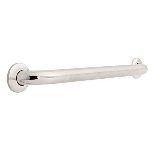 Picture of Delta Mustad D5624PS Delta DF5624PSBS 24-Inch by 1-1/2-Inch Concealed Mounting Grab Bar (EA)