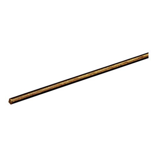 Picture of Boltmaster 11506 Boltmaster 11506 8-32 X 12" Threaded Rod NF Brass (PK-10-EA)