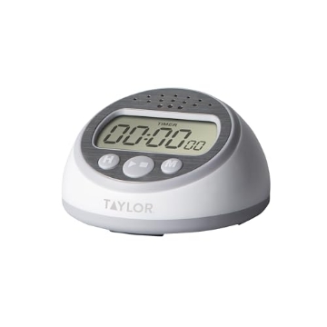 Picture of TAYLOR PRECISION PRODUCTS 5873 Taylor Digital Timer Counts Up and Down for School, Learning, Projects, and Kitchen Tasks, Super Loud Digital Timer, Gray (EA)