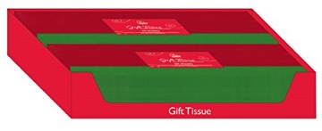 Picture of EXPRESSIVE DESIGN GROUP TISRG20CD Expressive Design Tisrg20cd Gift Tissue Paper, Red & Green (Pack of 72) (PK-72-EA)