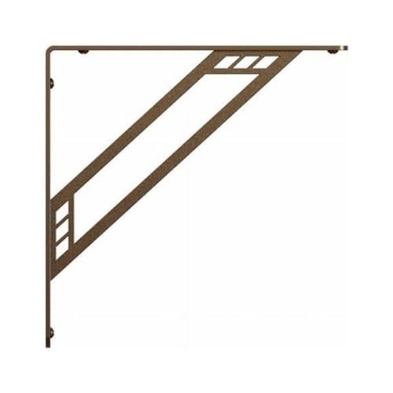 Picture of Knape & Vogt RP-201RC-8BRZ Knape & Vogt Richland Bronze Steel Decorative Bracket8 (PK-8-EA)