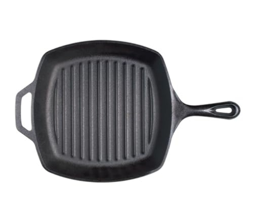 Picture of Lodge Cast Iron L8SGP3 Lodge Cast Iron Grill Pan, Square, 10.5 Inch (EA)