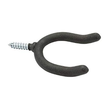 Picture of National/Spectrum Brands N112-026 NATIONAL MFG/SPECTRUM BRANDS HHI Hook Dbl Scrw Lg Blk (PK-25-EA)