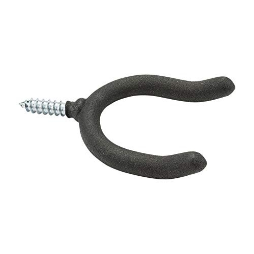 Picture of National/Spectrum Brands N112-026 NATIONAL MFG/SPECTRUM BRANDS HHI Hook Dbl Scrw Lg Blk (PK-25-EA)