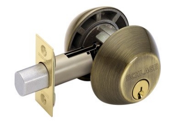 Picture of Ingersoll Rand B62609 Schlage Antique Brass Brass Double Cylinder Deadbolt (PK-4-EA)
