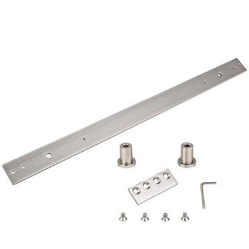 Picture of National/Spectrum Brands N187-062 National Hardware N187-062 954 Sliding Door Hardware Track Extension Kit in Satin Nickel (PK-12-EA)