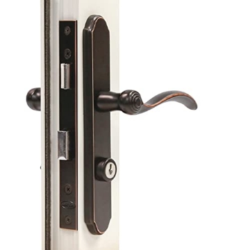 Picture of LARSON MANUFACTURING CO CH3045701 Larson Certified Storm Door Revere Mortise Aged Bronze Handle Set, Storm Door Handle Replacement with Keyed Deadbolt (EA)