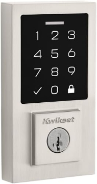 Picture of Kwikset 992700-004 Kwikset 9270CNT-15S Contemporary SmartCode Touchpad Electronic Deadbolt SmartKey Satin Nickel Finish (EA)