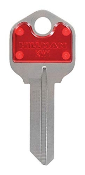 Picture of HILLMAN 86230 Hillman KW-1 RED COLORPLUS Key (PK-5-EA)