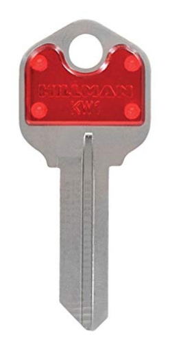 Picture of HILLMAN 86230 Hillman KW-1 RED COLORPLUS Key (PK-5-EA)