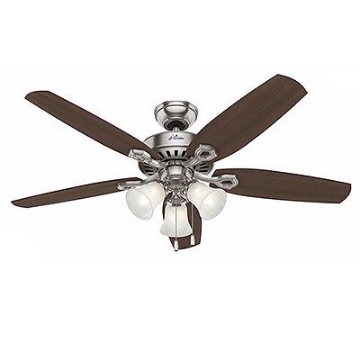 Picture of Hunter Fan Company 53237 Hunter Fan 52 in. 5 blade Indoor Brushed Nickel Ceiling Fan (EA)