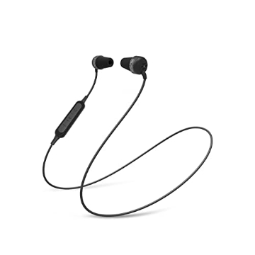 Picture of Koss PLUG WIRELESS KOSS The Plug Wireless Bluetooth in-Ear Buds, in-Line Microphone and Remote, Noise Isolating Memory Foam Cushions, Black (EA)