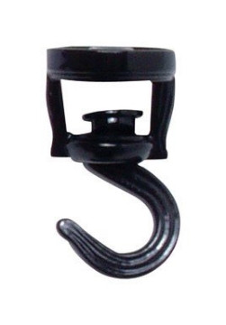 Picture of PANACEA PRODUCTS 86131 Panacea Swivel Swag Hook 1.3 " W X 3.6 " H X 4.5 " D Steel Black (EA)