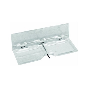 Picture of Prime U 9842 Prime-Line U 9842 Clear Lucite, Glass Surface Patio Door Lock, Self Adhesive (2 Pack) (EA)