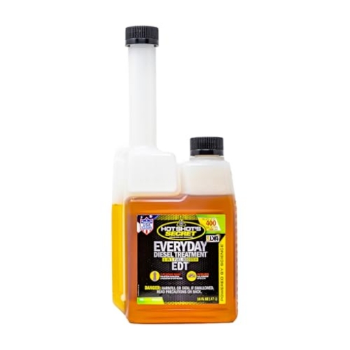 Picture of HOT SHOTS HSSEDT16ZS Hot Shot's Secret Everyday Diesel Treatment (HSSEDT16ZS) 6-in-1 Diesel Fuel Additive - Treats 400 Gallons, Diesel Injector Cleaner, Diesel Fuel System Cleaner, Diesel Additive Boosts Cetane, 16oz (EA)