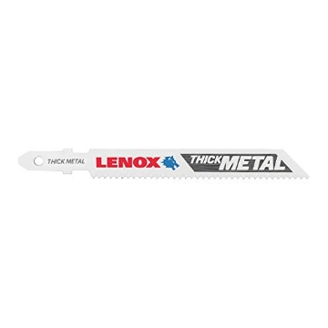 Picture of Lenox Tools 1991559 LENOX TOOLS 1991559 T-Shank Thick Metal Cutting Jig Saw Blade, 3 5/8" x 3/8" 14 TPI, 3 Pack (EA)