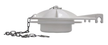 Picture of THE KEENEY MANUFACTURING COMPANY K833-2 Plumb Pak, White K833-2 Chemical Resistant Toilet Tank Flapper for Use with 3 in American Standard Cadet Flush Valve, Size (EA)
