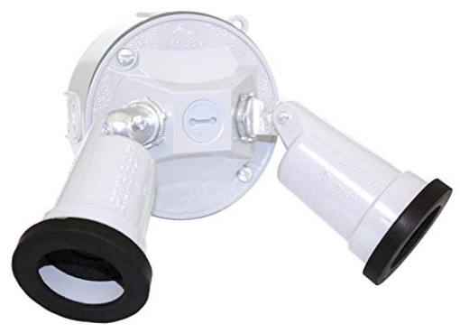 Picture of SIGMA 16795WH Sigma Engineered Solutions Weatherproof 16795WH Round Floodlight Kit, White (EA)