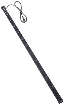 Picture of Unknown  Amazon Basics Rectangular Heavy Duty Metal Surge Protector Power Strip with Mounting Brackets, 12 Outlet, 600-Joule (15A On/Off Circuit Breaker), Black (EA)