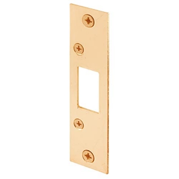 Picture of Prime E2432 Prime-Line E 2432 Deadbolt Strike, 4-7/8 In., Brass Plated (Single Pack) (EA)