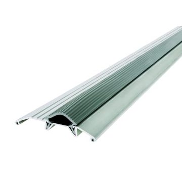 Picture of M-D 08102 M-D Building Products 08102 3-3/4 in. x 3/4 in. x 36 in. Silver Aluminum and Vinyl Heavy-Duty Low-Profile Threshold (EA)