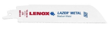 Picture of Lenox Tools 201746118R 6" X 1" X .042" Lenox® Lazer™ Reciprocating Saw Blade With 18 Teeth Per Inch [Set of 5] (EA)