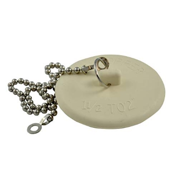 Picture of DANCO INC 9D00080783 Danco 80783 Fit-All Rubber Stopper, Tub Drain, White (EA)