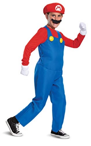 Picture of Disguise DG10772L Disguise Nintendo Super Mario Costume for Kids, Deluxe Officially Licensed Super Mario Costume (EA)