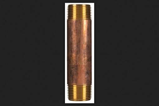 Picture of JMF COMPANY 49040 JMF Nipple 1" X 5" Red Brass Bulk (EA)