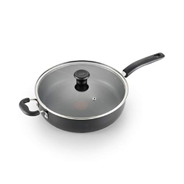 Picture of T-Fal/Wearever B2378264 T-Fal Specialty Aluminum Pan with Lid 12 in. 5 qt. Black (EA)