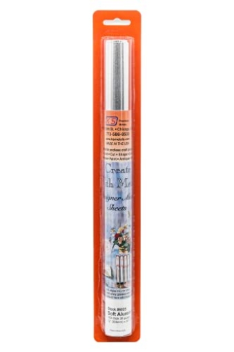 Picture of K&S 6025 K&S Precision Metals Aluminum Crafting Foil 6025 – 0.005" Thick x 12" Wide x 30" Long (1 Roll) - DIY Crafts, Repairs, Home Décor, Made in USA (EA)
