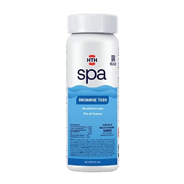 Picture of ARCH CHEMICAL 86108 HTH Spa 86108 Bromine Tabs, Chemical Sanitizer for Spas & Hot Tubs - Fits All Floaters for Easy Application, Creates Soft Water Feel, No Chlorine Odor, Eliminates Bacteria & Algae, 2 lbs (PK-6-EA)