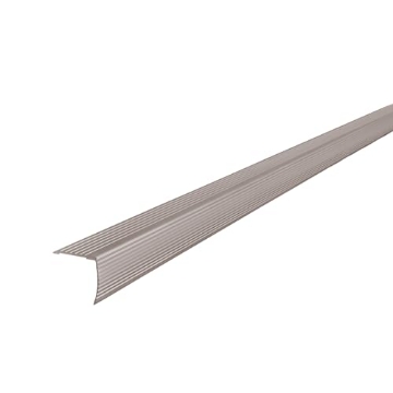 Picture of M-D BUILDING PRODUCTS 43880 M-D Building Products 43880 1-1/8 in. X 1-1/8 in. X 72 in. Pewter Aluminum Stair Edging w/Screw Nails (EA)