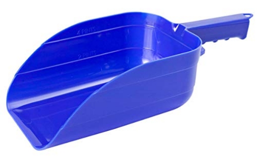 Picture of LITTLE GIANT LADDER SYSTEMS LLC 90BLUE Little Giant® Plastic Utility Scoop | Heavy Duty Durable Stackable Farm Scoop | Ranchers, Homesteaders and Livestock Farmers | 5 Pint | Blue (EA)