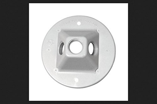 Picture of SIGMA ENGINEERED SOLUTIONS 14390WH Sigma Electric Round Plastic Lampholder Cover (EA)