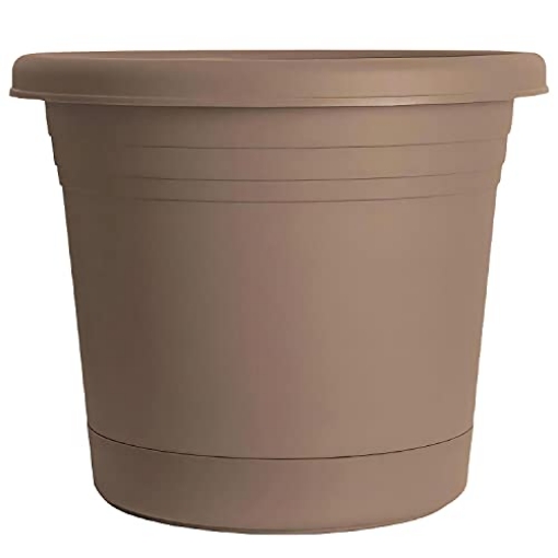 Picture of RUGG MANUFACTURING CORP AR6-TC Rugg Round Rolled Rim Planter, UV Resistant Polyresin Pot, 6" (Terra Cotta) (EA)