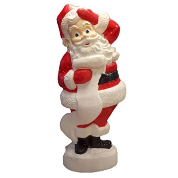 Picture of UNION 76940 Union Products 75180 43 Inch Tall Jolly Santa Claus 25-Watt Light Up Statue Holiday Festive Decor for Inside or Outside Homes with 6 Foot Power Cord (EA)